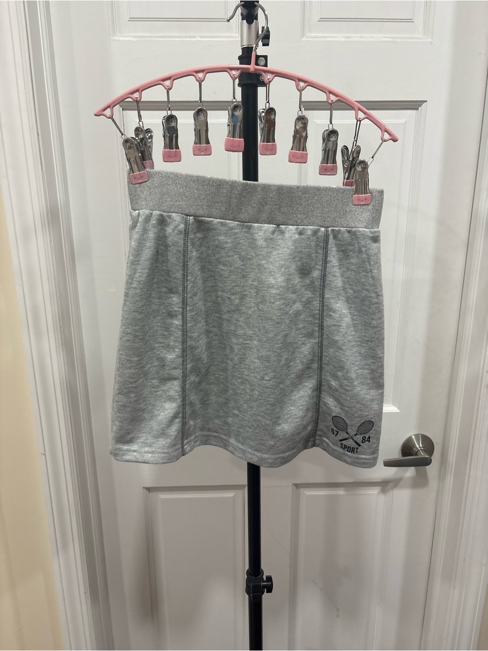 Princess Polly Gray Sweat Mini Skirt